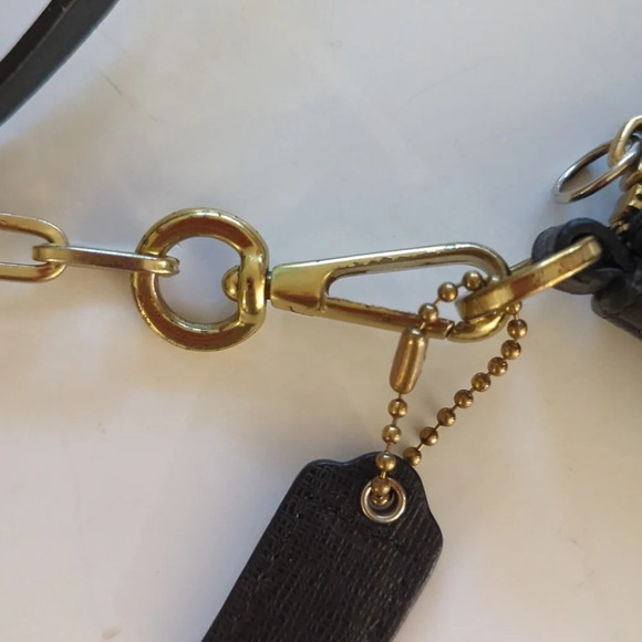 Coach Black Leather Casual Basic Crossbody Bag - Picture 8 of 10